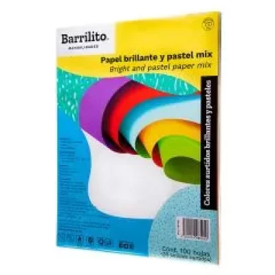 Barrilito | Papel brillante y pastel mix