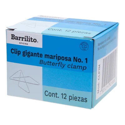 Barrilito | Clip gigante mariposa No. 1