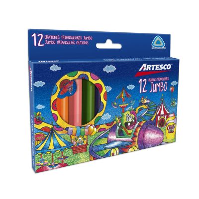 Artesco | Crayones triangulares jumbo